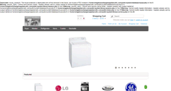 Desktop Screenshot of bargainappliancellc.com